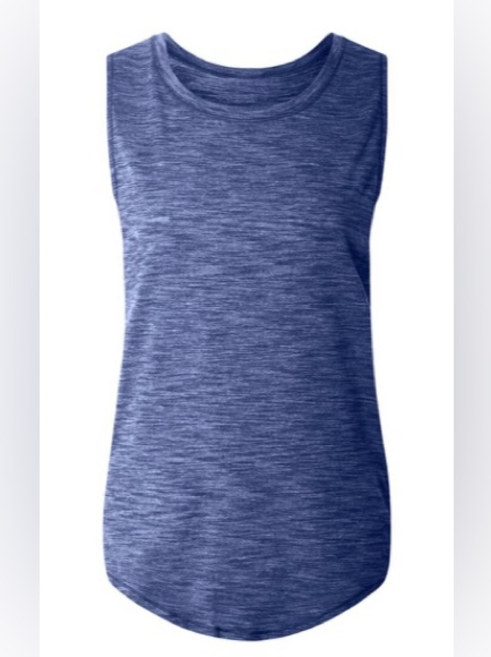 Lululemon Women’s Sz 6/8? Heathered Hero Blue Var-City Muscle Tank - Picture 7 of 16